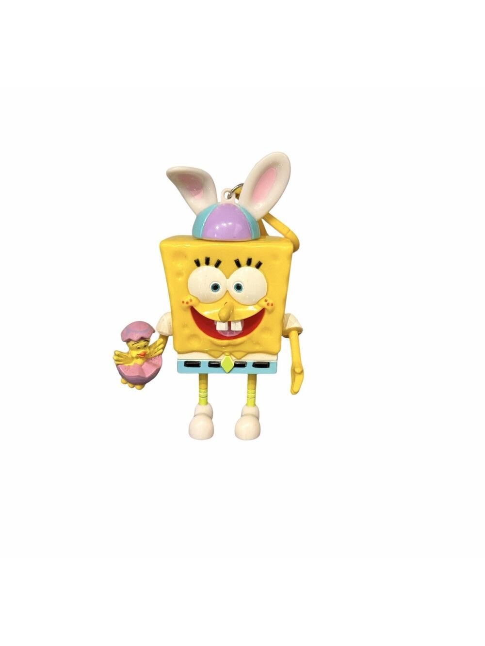 2004 SpongeBob SquarePants Easter Dispenser Buddy Keychain Nickelodeon